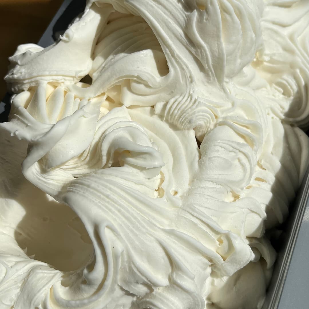 Gelato from the machine
